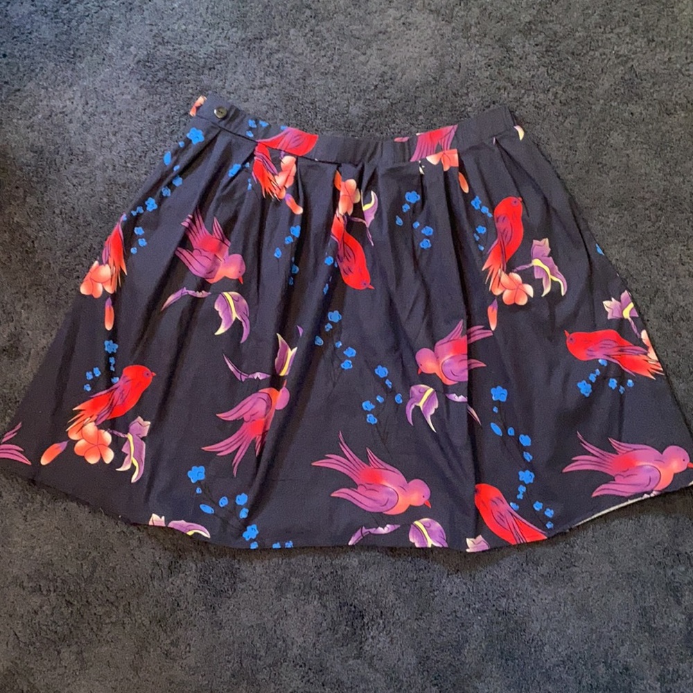 Vintage sparrow inspired blue skirt